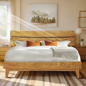 acacia aurora bed frame with headboard