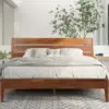 acacia emery bedframe with headboard